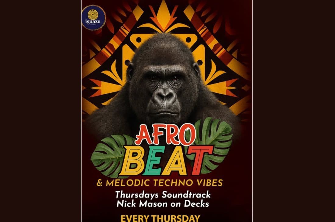 An image of Afrobeat & Melodic Techno Vibes with DJ Nick Mason | Iguazu Athens | Athens