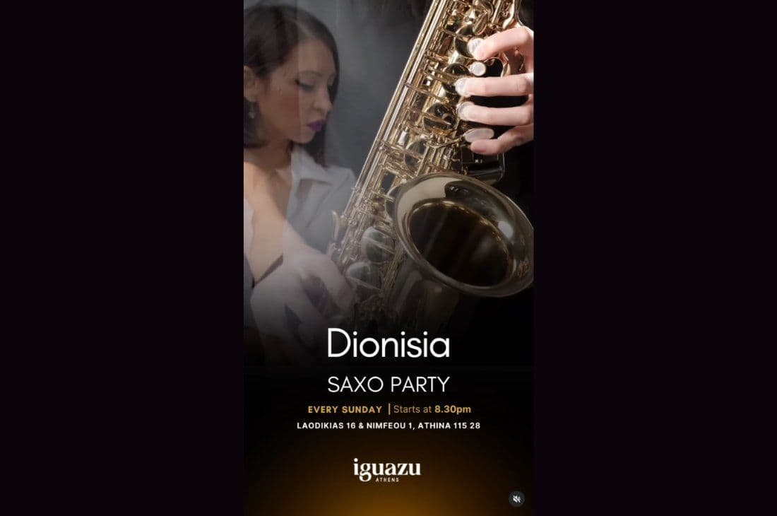 An image of Dionisia Saxo Party | Iguazu Athens