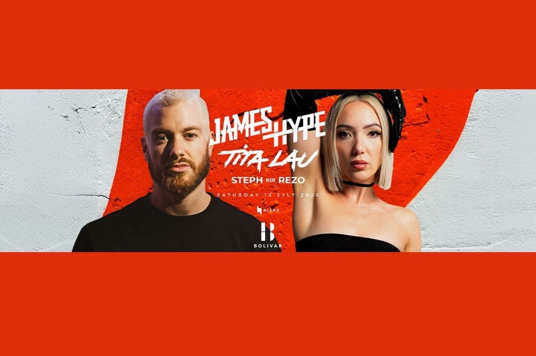 An image of 12th of July | James Hype x Tita Lau | Bolivar Beach Bar | Athens