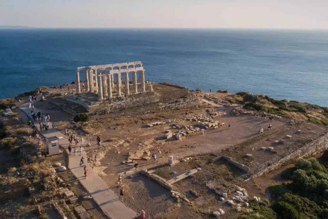 An image of Temple of Poseidon,Sounio