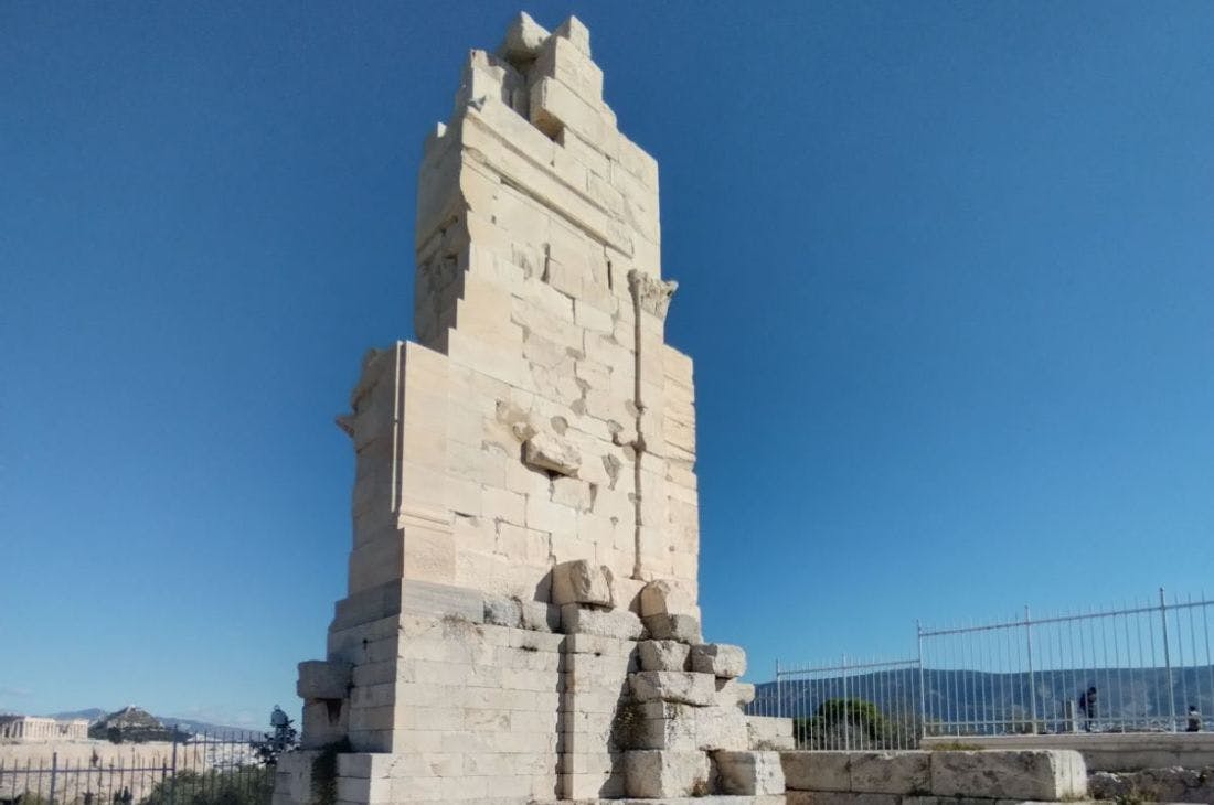 An image of Filopappou Monument