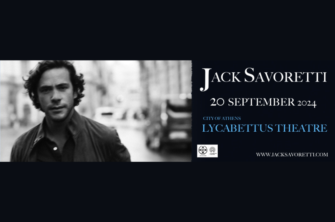An image of 20 Σεπτεμβρίου | Jack Savoretti | Θέατρο Λυκαβηττού
