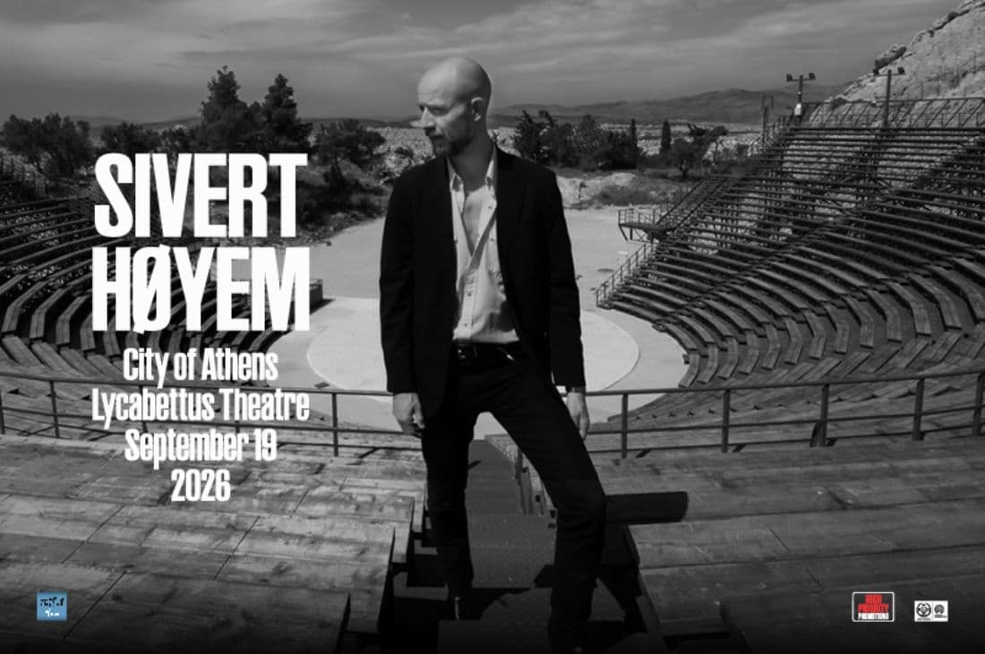 An image of 19 Σεπτεμβρίου | Sivert Høyem - European Tour 2026 | Δημοτικό Θέατρο Λυκαβηττού | Αθήνα