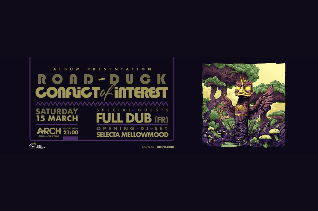 An image of 15th of March | Road Duck & Full Dub Live | Arch | Athens