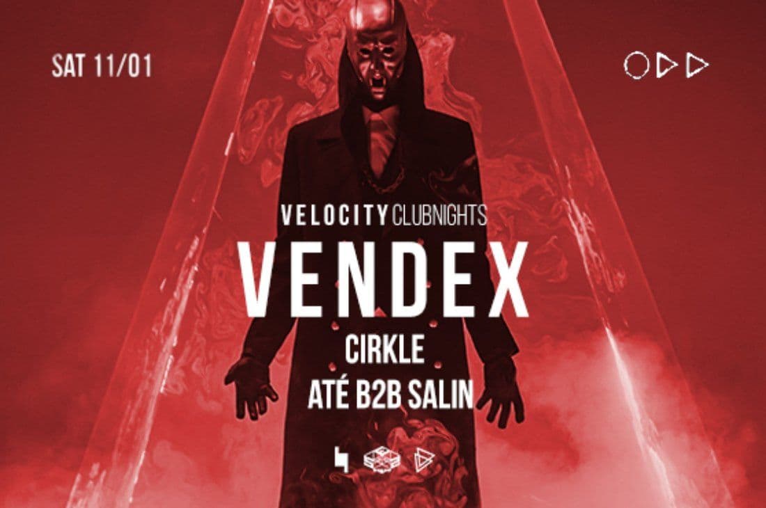 An image of 11th of January | Velocity Clubnights w/ Vendex | Oddity Club | Athens