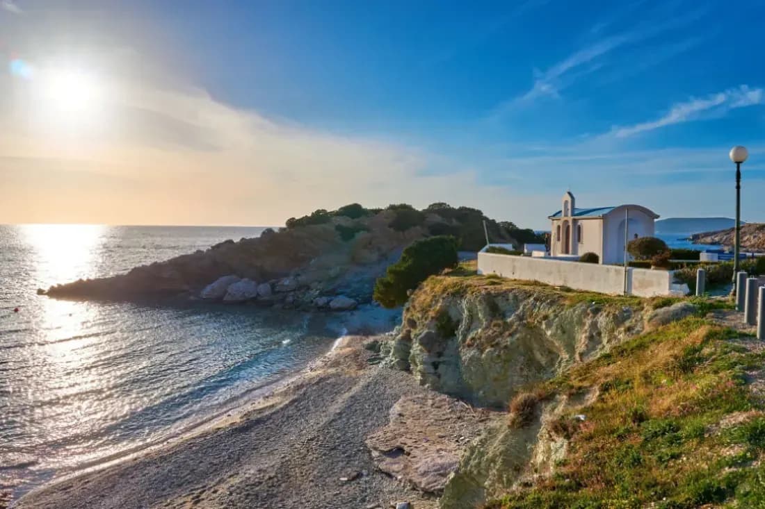 An image of Agios Petros Beach,Sounio