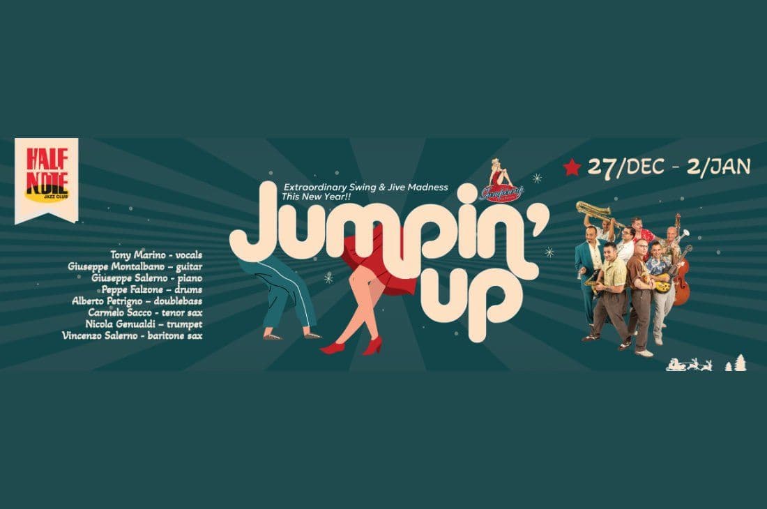 An image of 27th of December 2024 - 2nd of January 2025 | Jumpin’ Up | Half Note Jazz Club | Athens