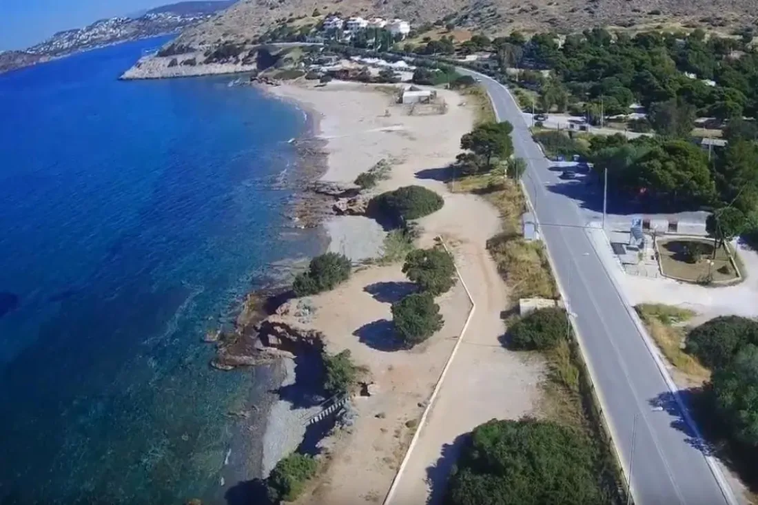 An image of Thymari Beach,Palaia Fokaia