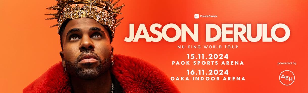 An image of 16th of November | Jason Derulo |  OAKA indoor Arena 